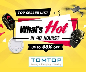 Tomtop предлагает продукцию высокого качества по лучшим ценам